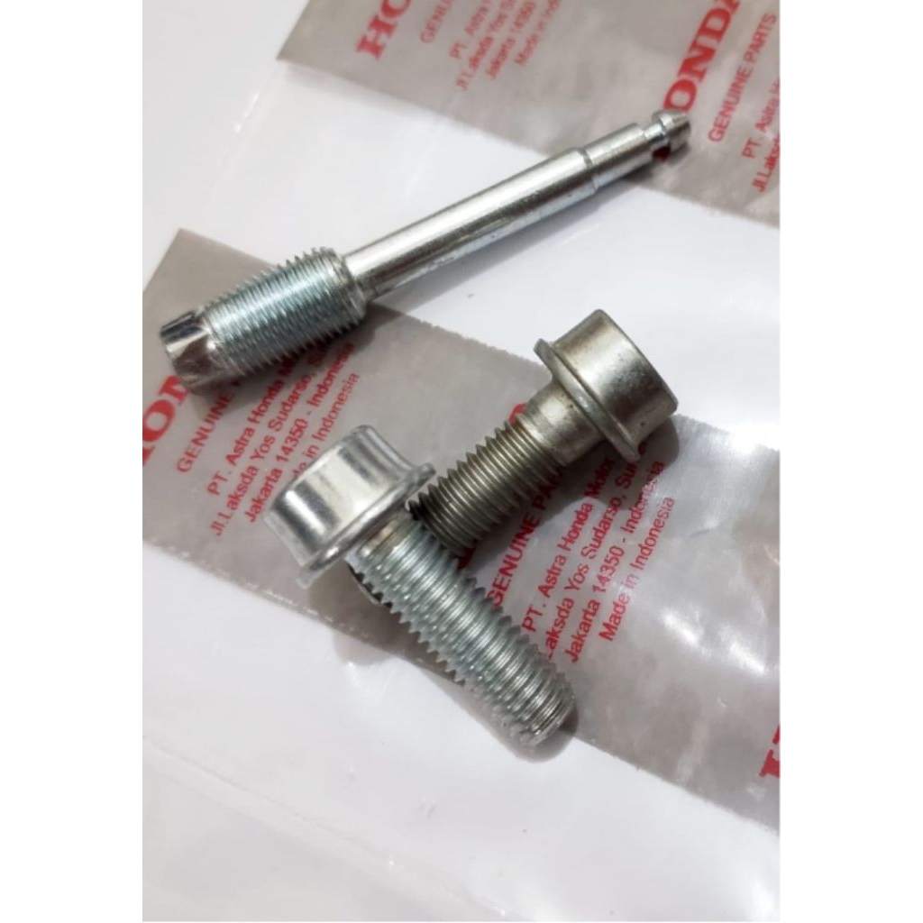 baut kaliper cakram depan beat Vario Megapro Vario 125 150 plus tahanan kampas rem set isi 3