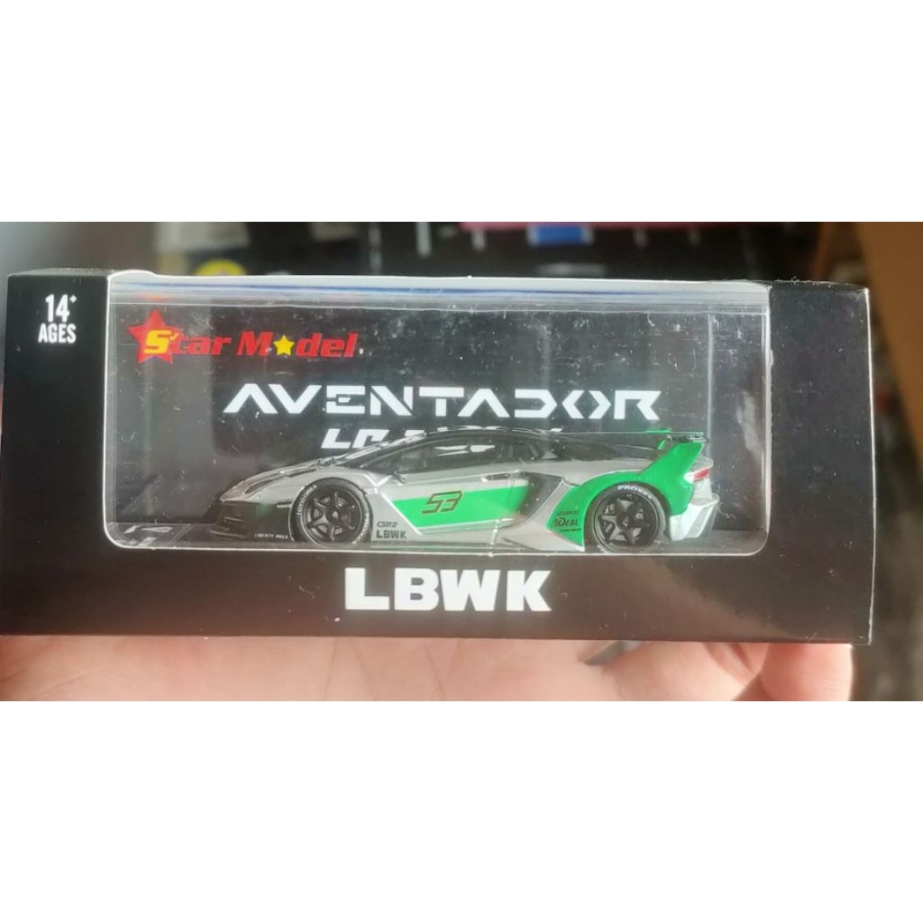 Star Model Lamborghini Aventador LBWK "Gray and Green"