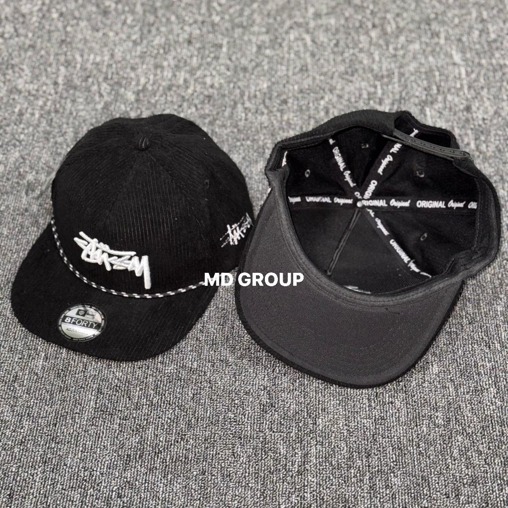 Topi Snapback Corduroy STD Terbaru 2026 Hat Pria Dan Wanita - Topi Snapback Ropehat Retro Vintage
