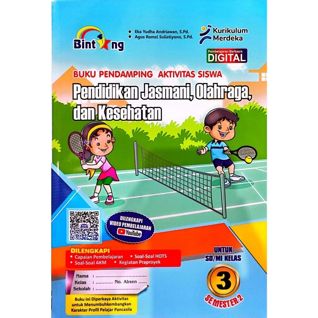 Buku Bintang PJOK Semester 2 Kelas 3