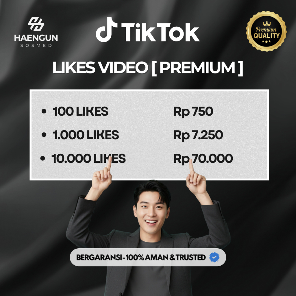 Likes Tiktok Real Aktif Permanent Toktok Like Global - HIGH QUALITY