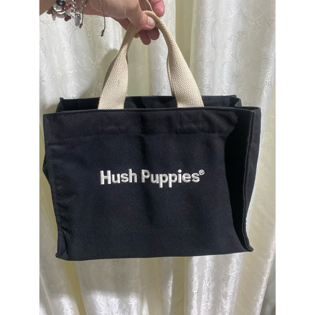 tas kanvas hush puppies