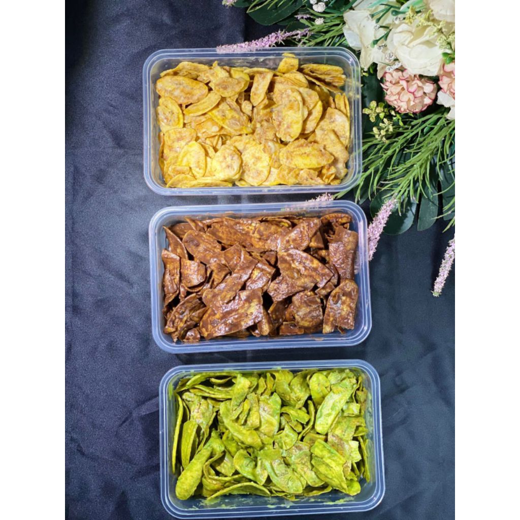 keripik pisang coklat lumer/keripik pisang lumer box 500ml 120gr