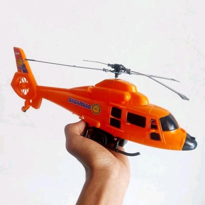 Mainan Helicopter Basarnas Edukasi - Miniatur Helikopter Rescue Koleksi Anak Edukatif - Helikopter B