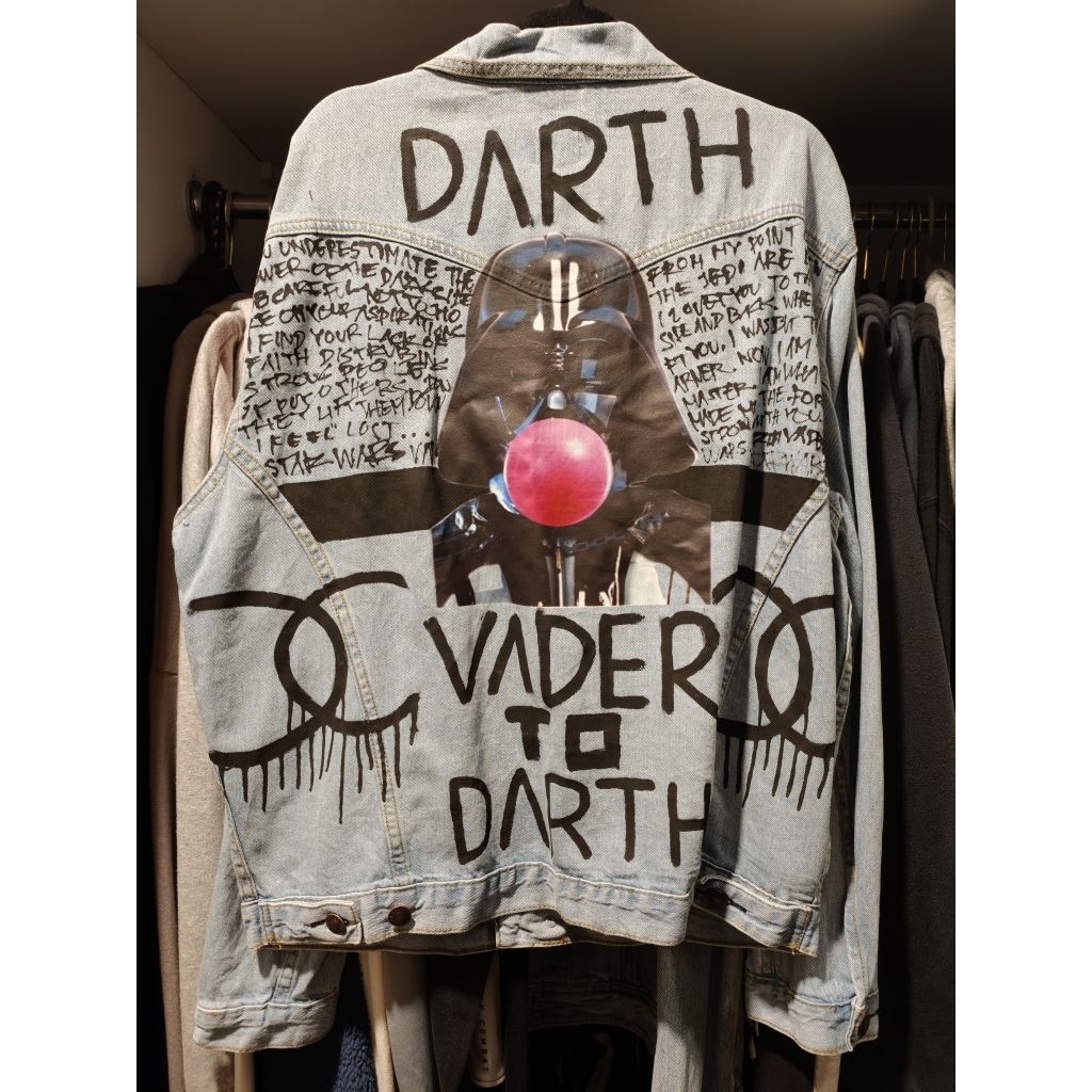 Jacket denim vintage dart vader(second)