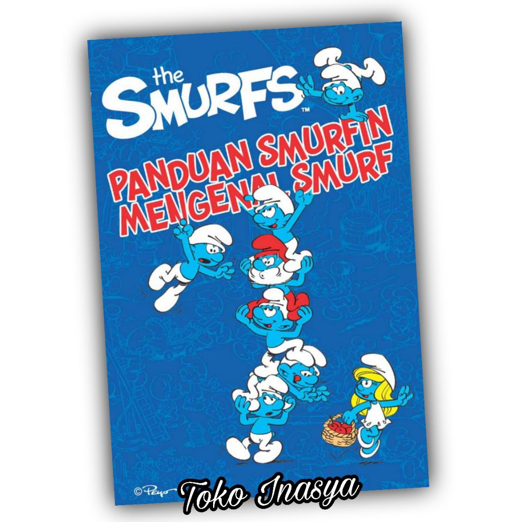 BUKU THE SMURFS (PANDUAN SMURFIN MENGENAL SMURFS) ORIGINAL