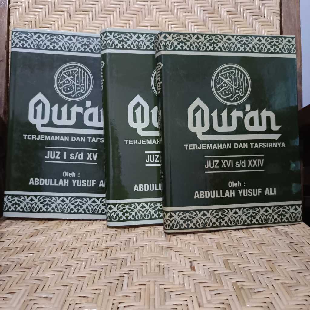 Tafsir Abdullah Yusuf Ali 30 Juz 3 jilid HC ori