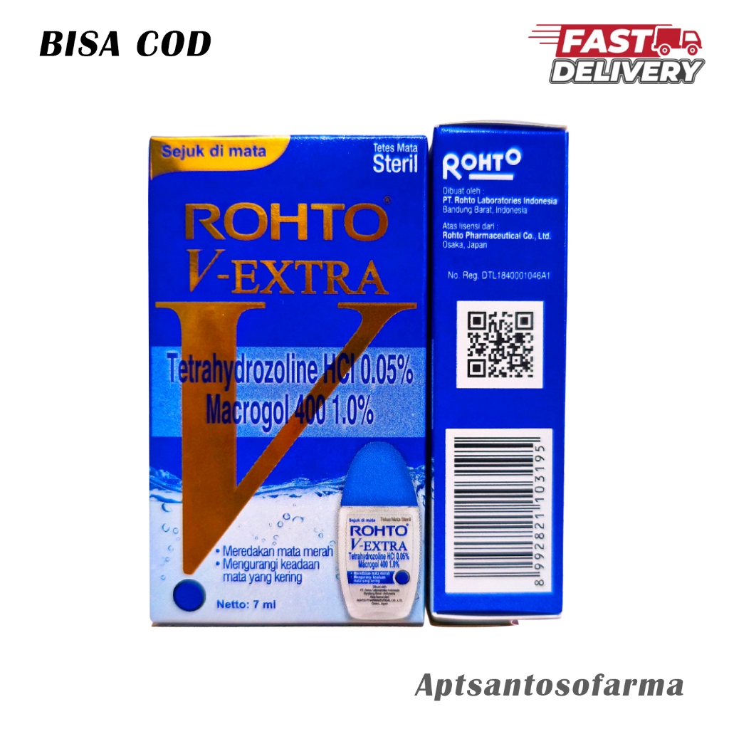 Rohto V-Extra Eye Drops | Tetes Mata