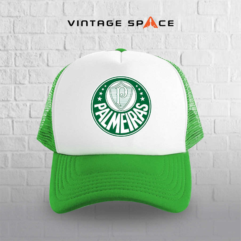 Topi Palmeiras/ topi bola chelsea/ topi jaring/topi trucker custom sablon
