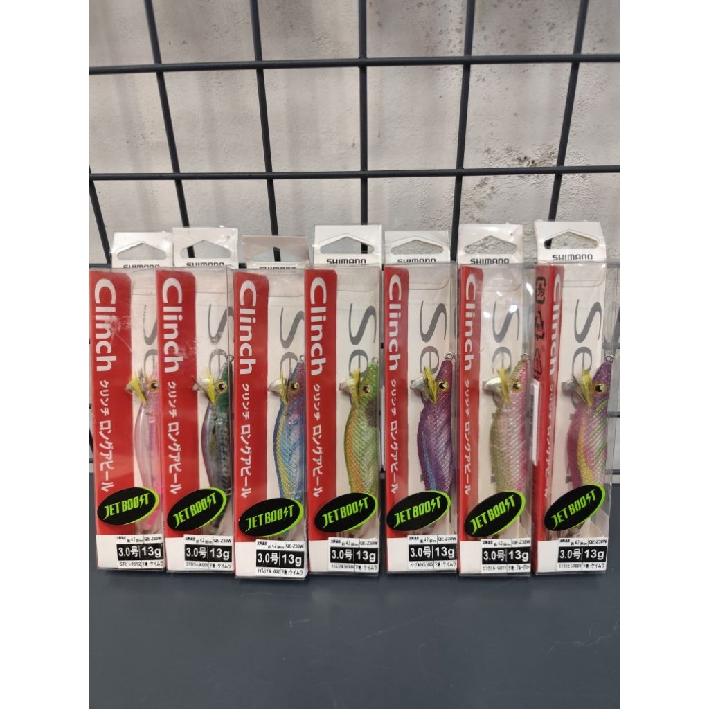 Umpan pancing cumi-cumi Shimano Sephia Clinch Flash Boost egi.