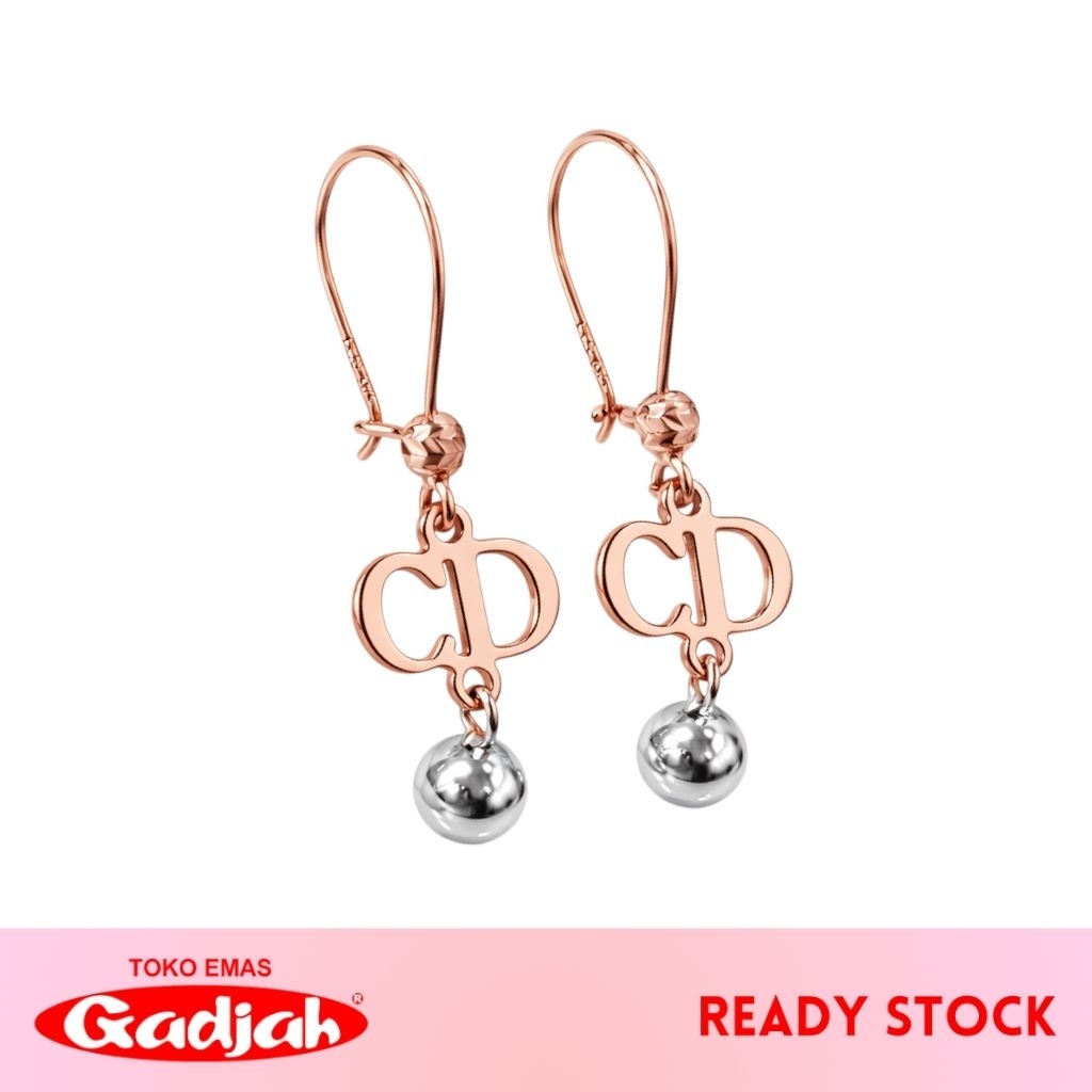Anting Emas Kawatan CD Bola Polos - Toko Emas Gadjah