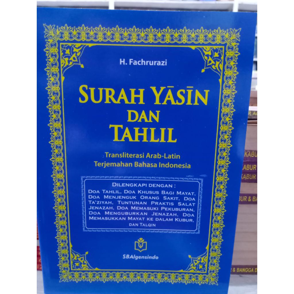 surat yasin dan Tahlil arab latin dan terjemah Besar ukuran 15x20 cm