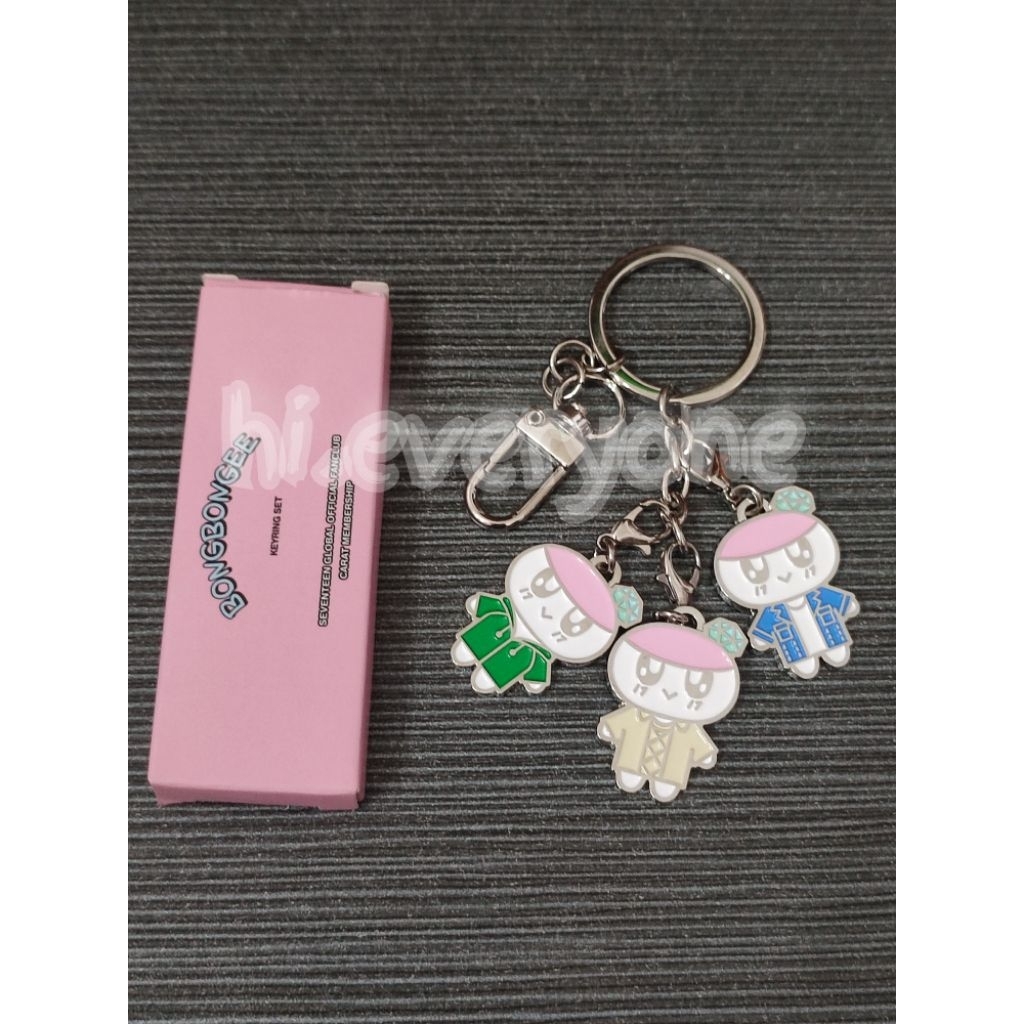 OFFICIAL KEYRING BONGBONGEE CARAT MEMBERSHIP KIT SEVETEEN 2024