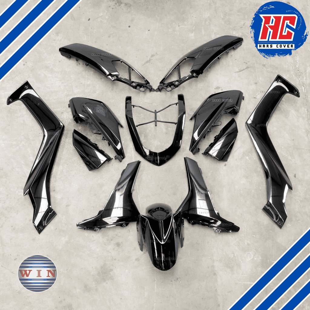 WIN - SATUAN Full Body Halus NMAX OLD HITAM 2015 - 2019