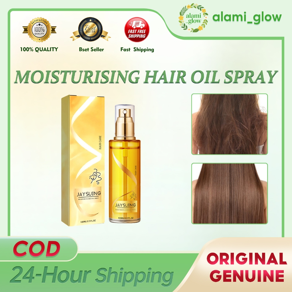 Jaysuing Tonic Rambut Spray 100ml Argan Oil Hair Care Serum Spray Serum Oil Treatment Hair Spray
