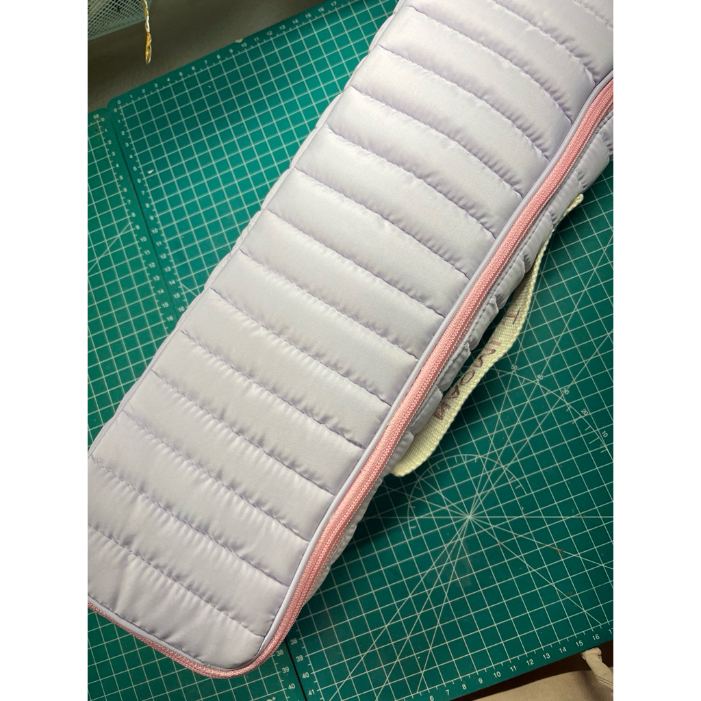 NEW tas pianika puffy lembut soft purple kokoh premium