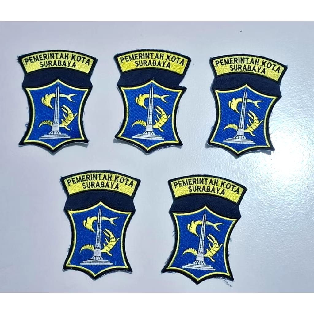 Bet / Badge Dinas Pemerintah Kota Surabaya Bordir