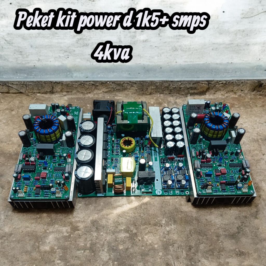 paket kit power d1k5+ smps 4kva