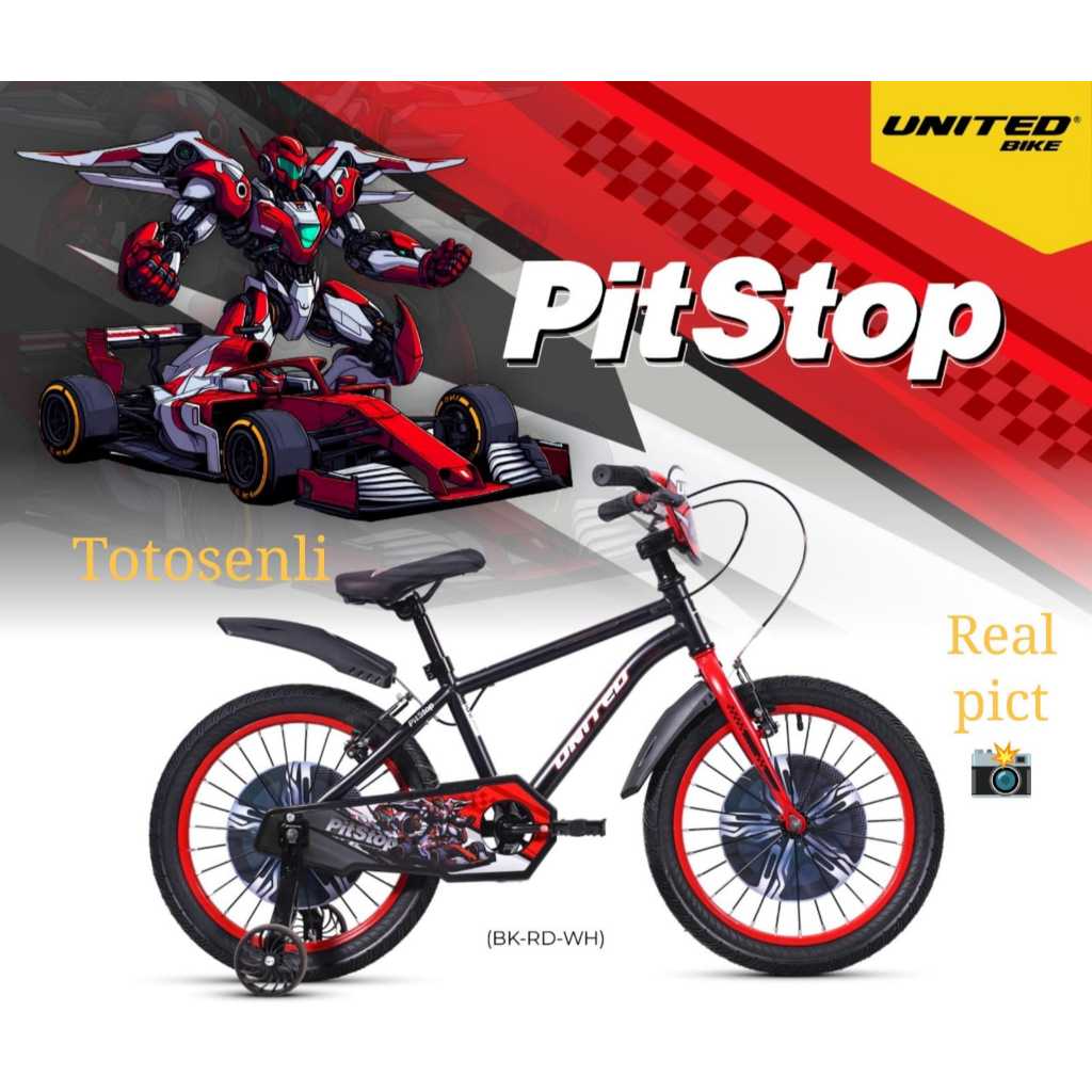 sepeda anak bmx 18 inch united pitstop sepeda anak laki laki bmx 18 inch united pitstop