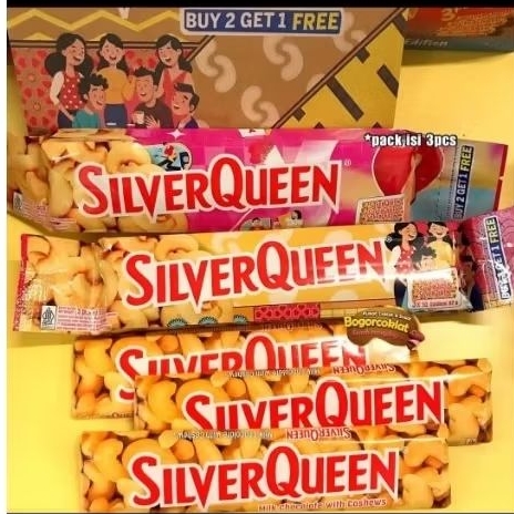 Silverqueen 52g buy 2 get 1 free ya
