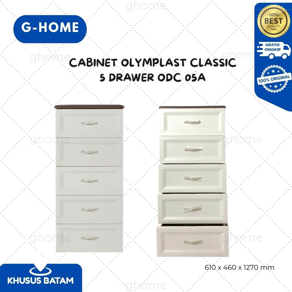 CABINET OLYMPLAST CLASSIC 5 DRAWER ODC 05A