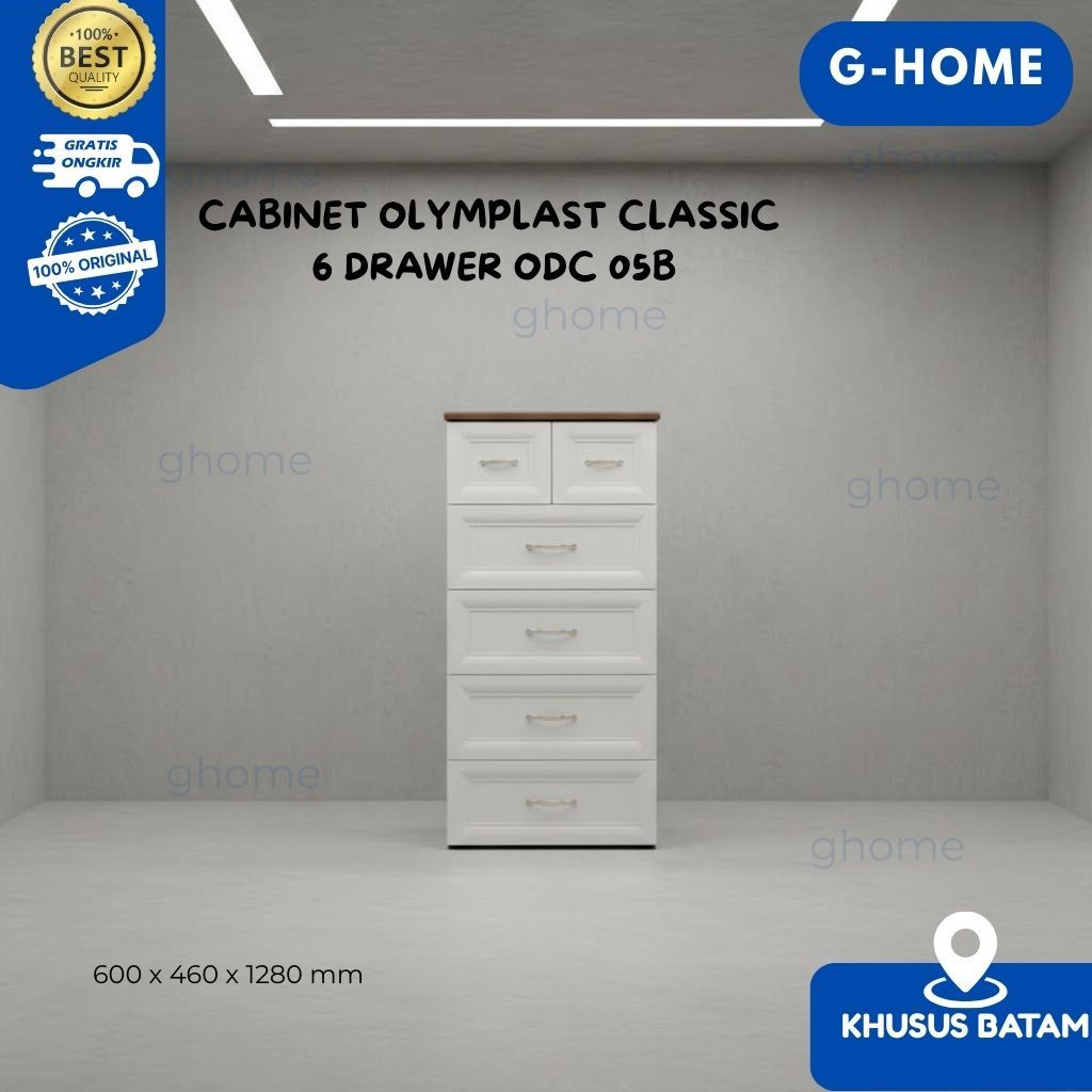 CABINET OLYMPLAST CLASSIC 6 DRAWER ODC 05B