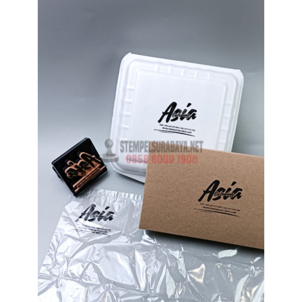 Jual Paket Stempel Multifungsi Stempel Gelas Plastik Stempel Paperbag Stempel Gelas Paperbowl