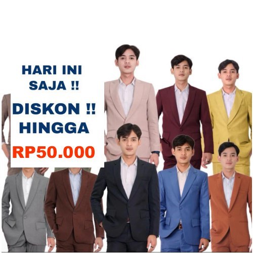 29 WARNA WARNI TC87 COLLECTION THE CLOVER TC87  JAS PRIA UKURAN BESAR / JAS NIKAH UKURAN JUMBO JAS B