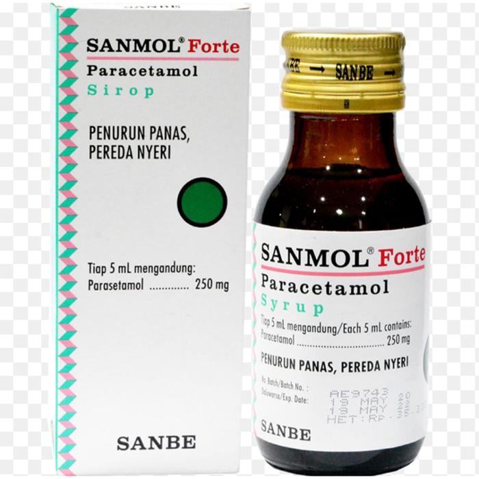 Sanmol Forte Sirup Obat Demam Dewasa Nyeri Gigi Nyeri Kepala
