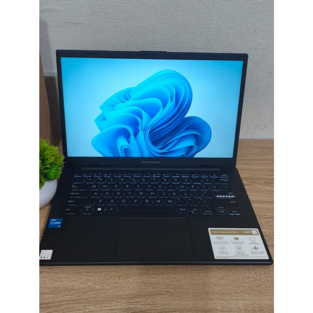 Laptop Baru Asus Vivobook Go E1404GA Core I3-N305 RAM 8gb SSD 256gb Backlight keyboard 14" FHD