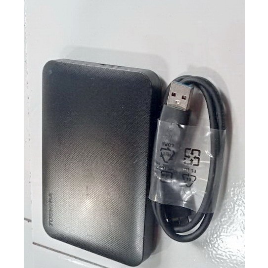Hardisk Eksternal TOSHIBA CANVIO 1TB ORI - Ex Astra Insurance | Pakai Sehari Doang | Sentinel 100%