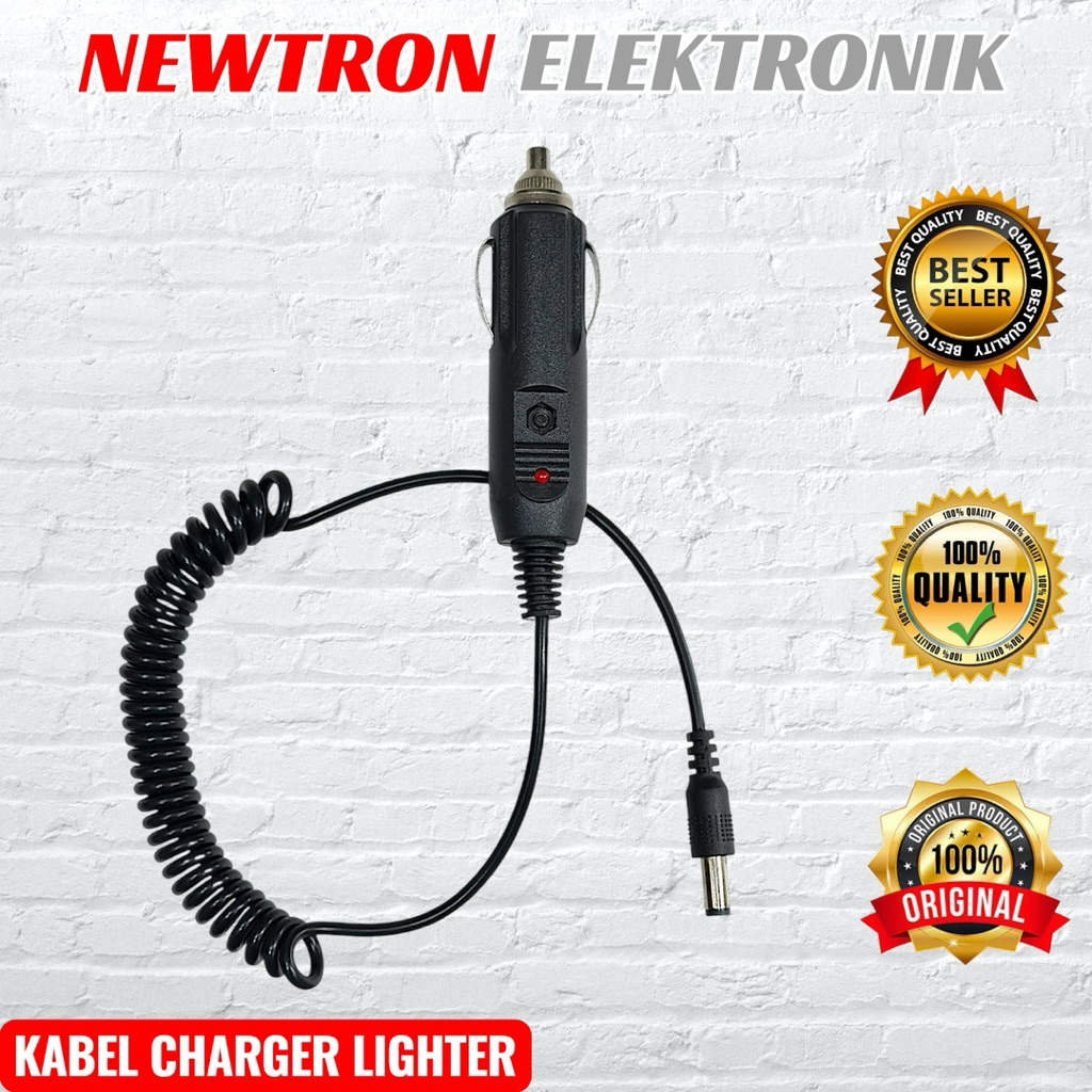 Kabel Charger Lighter Eliminator HT Baofeng UV5R UV82 UV6R Compatible VERTEC VT5R VT82 Pofung BJH Co