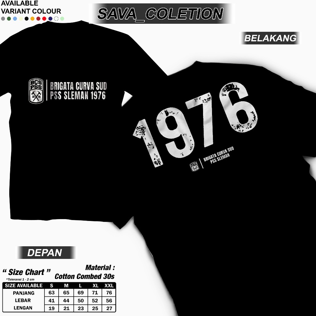 KAOS 1976 BCSXPSS / Kaos BCS 1976 / Kaos PSS SLEMAN