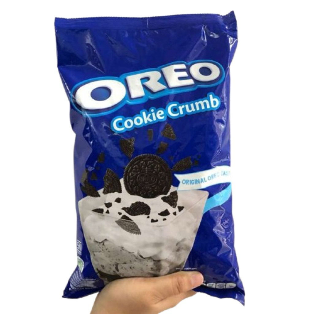 Oreo Coklat Crumb 1 kg | Oreo crumb 1 kg bubuk kasar biskuit asli cocok untuk toping