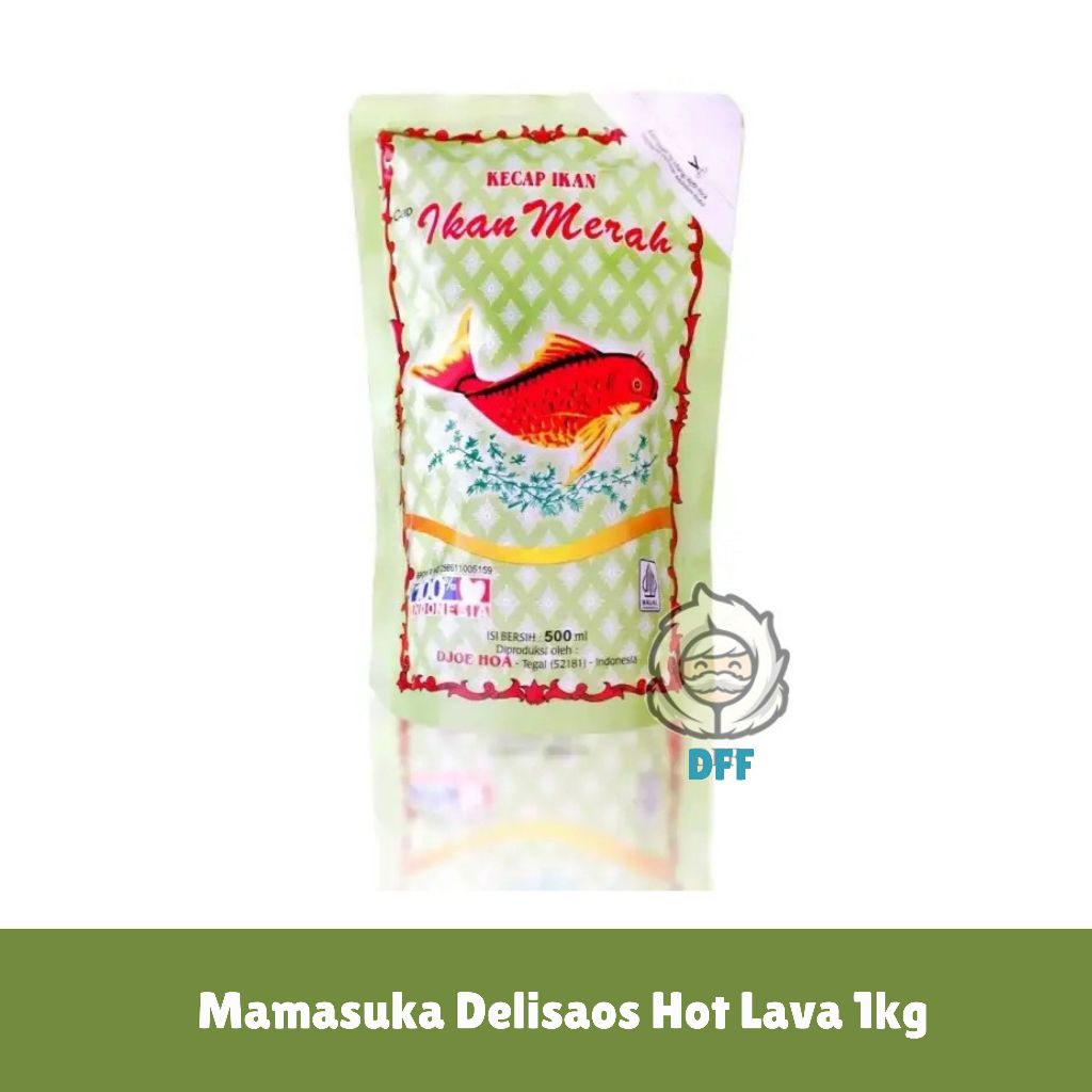 Kecap Ikan Merah DJOE HOA Djohoa Refill 500ml - Rasa Asin Khas, Penyedap Masakan, Aroma Ikan