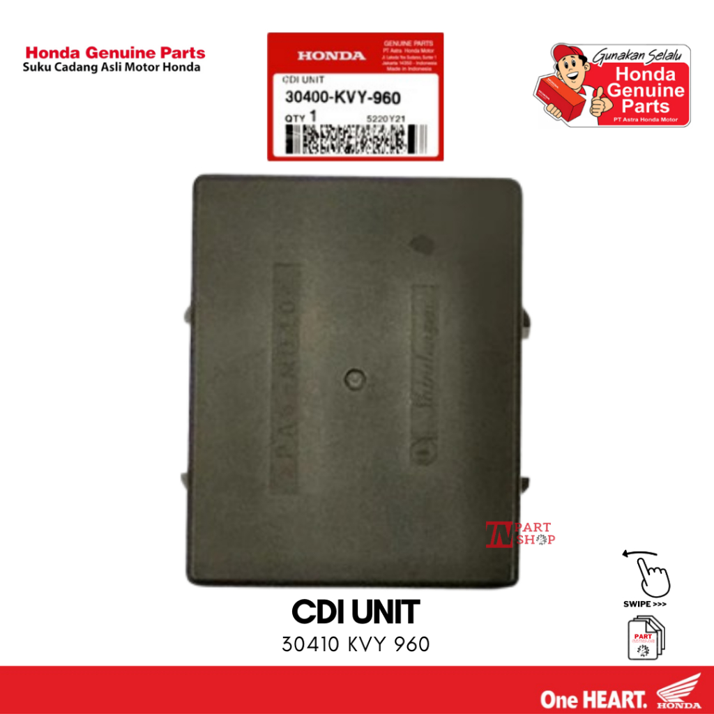 CDI Pengapian (CDI Unit) - BeAT Karbu / 30410-KVY-960