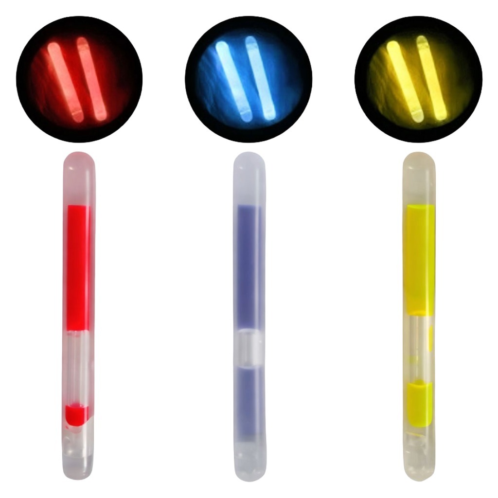 Glow Stick Mini 4.5 cm Eceran Fosfor Patah Menyala Pancing Malam Merah Biru Kuning Starlit