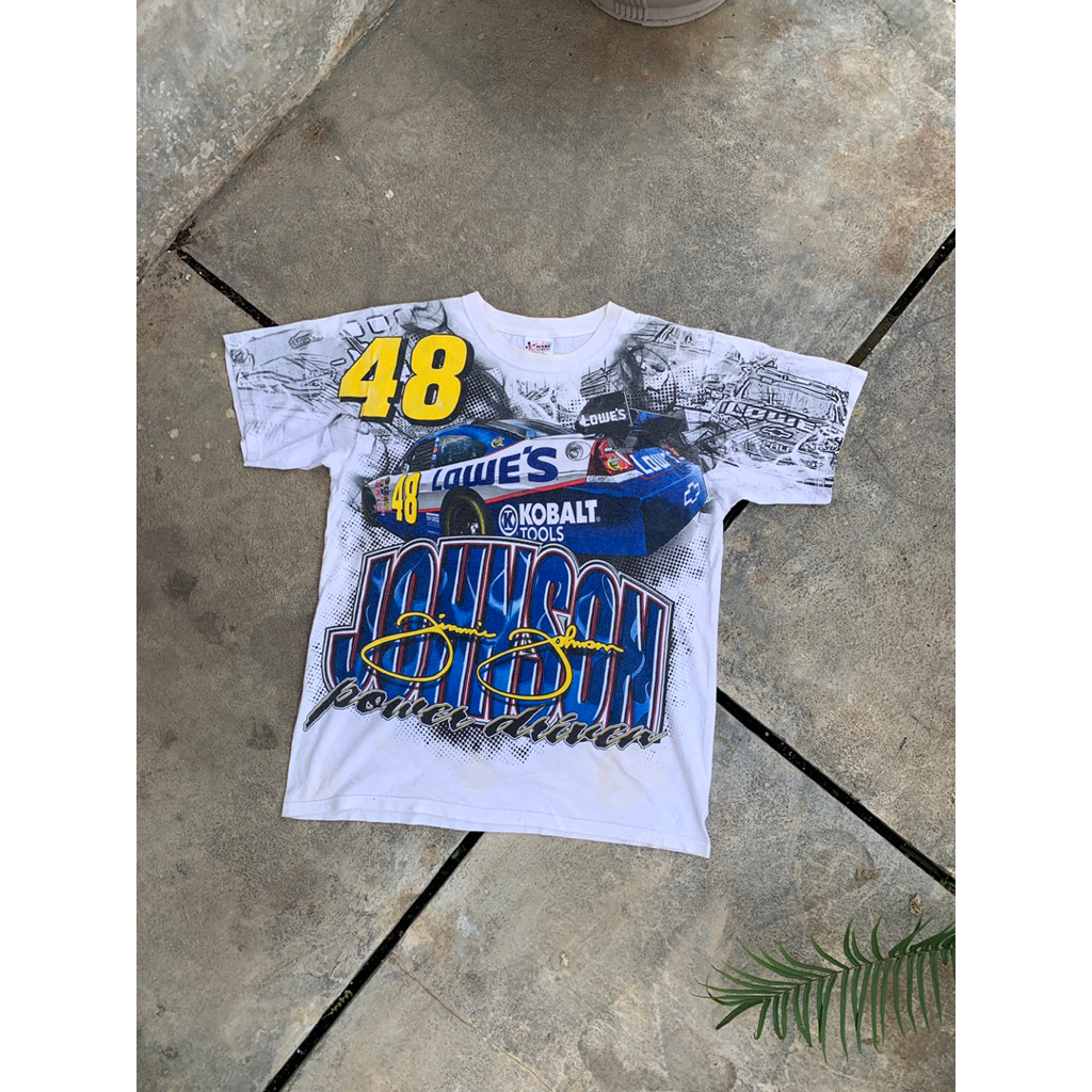 Tshirt T Shirt Baju Nascar Vintage aop Original Jimmi Johnson