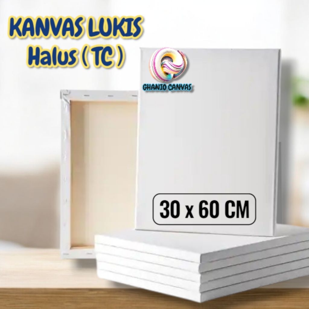 Kanvas lukis 30x60 cm / Kanvas 30x60/ Kanvas Halus ( TC )