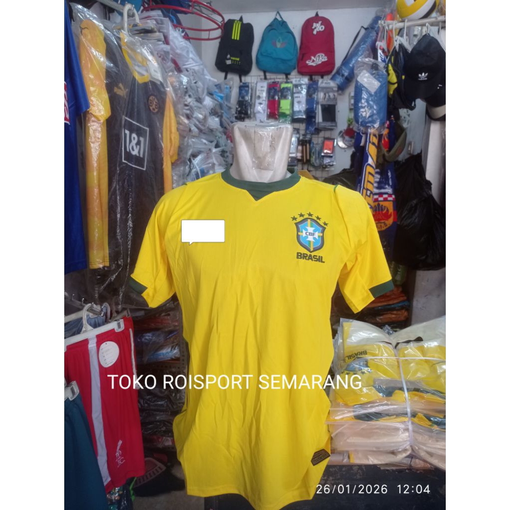 JERSEY BOLA DEWASA BRASIL PIALA DUNIA