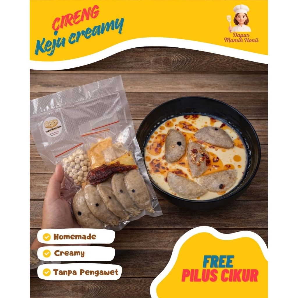 CIKUMY  Cireng Kuah Keju Creamy Dapur Mamih Honii