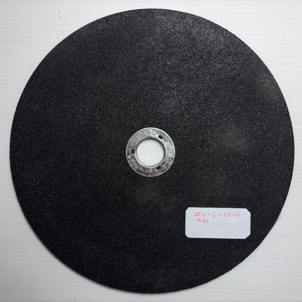Batu Gerinda Poles 10" inch (10x6) A60 Mata Gurinda Slep Grinding Wheel 255 x 6 x 25,4