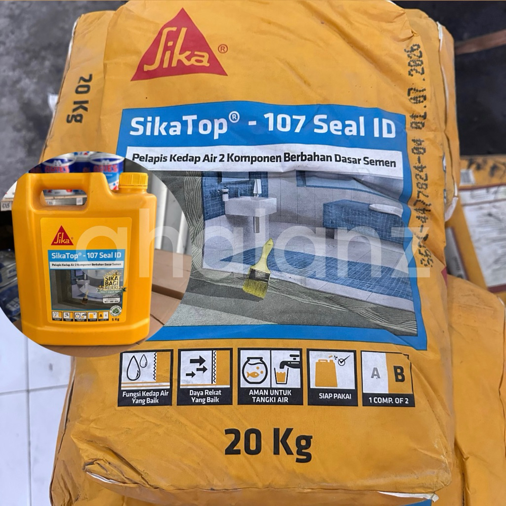 Sika Top 107 1sak 20kg + Cairan / Semen Sika Top 1sak