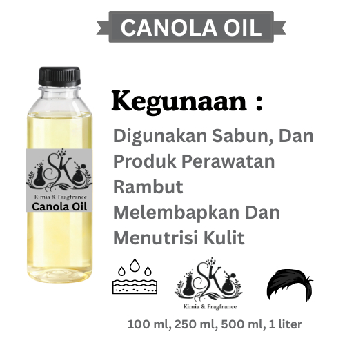 Canola Oil / Minyak Canola / Cosmetic Gradel