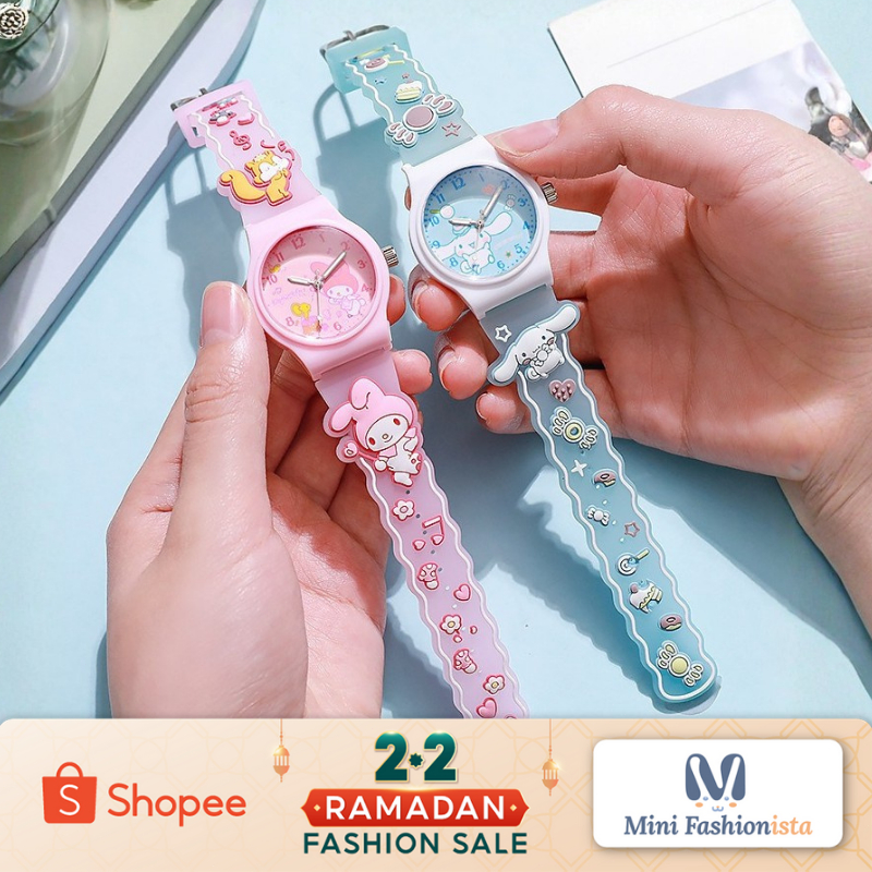Jam tangan anak perempuan  jam tangan anak jam anak jam tangan anak cewek jam tangan kuromi anak per