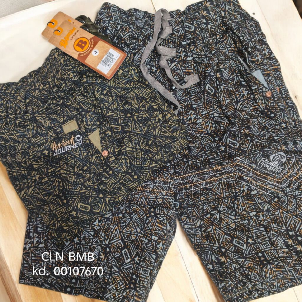 CELANA BOMBI | CELANA PENDEK ANAK