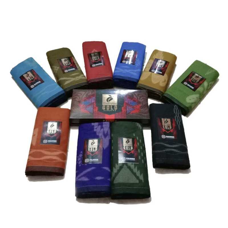 SARUNG MANGGA GOLD KEMBANG MOTIF / SARUNG PAJITEX ASLI INDONESIA TERBARU BAHAN HALUS HARGA BERSAING