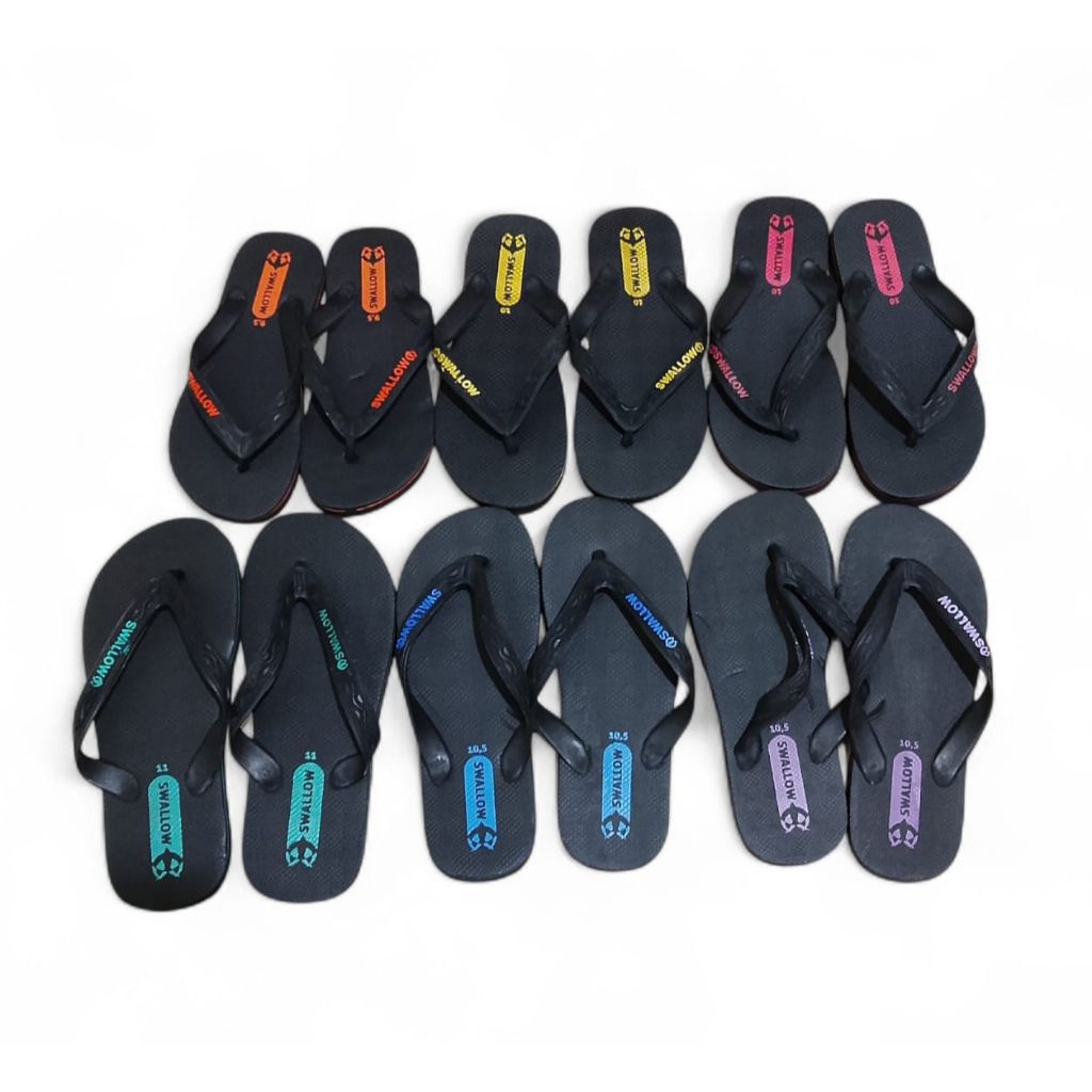 sandal Jepit Swallow hitam M02/sandal jepit SWALLOW murah