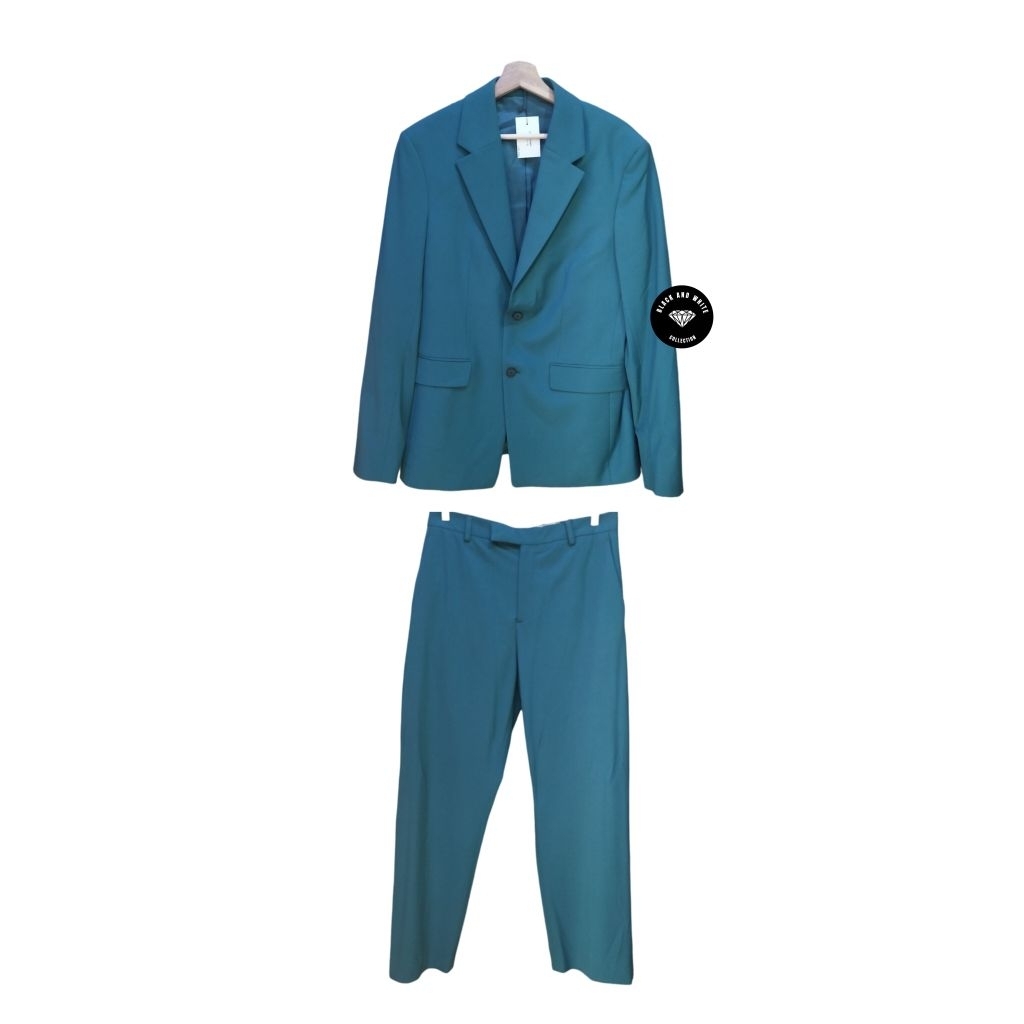 ZARA MAN'S ONE SET SUIT /STELAN JAS PRIA BLACK & WHITE COLLECTION