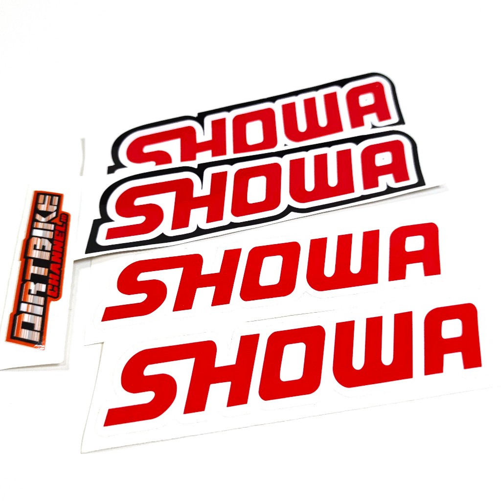 STIKER STICKER USD SHOCK DEPAN SHOWA KLX CRF DTRACKER WR KTM YZ KX ORAJET 3M